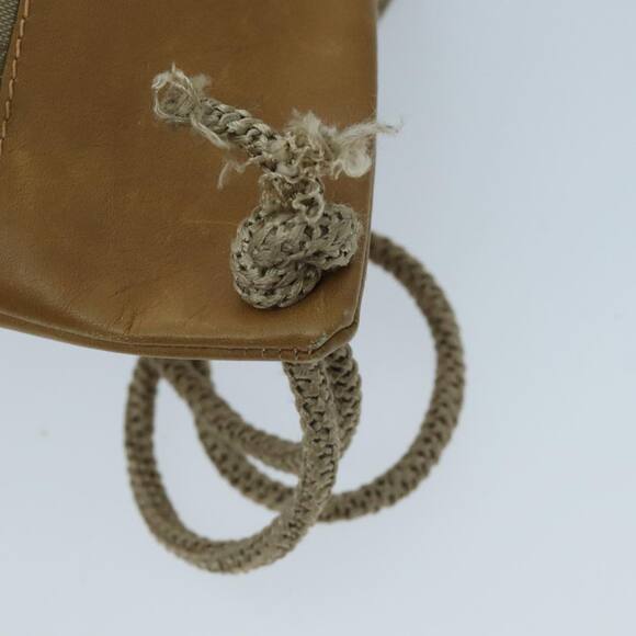 CELINE Macadam Canvas Shoulder Bag Coated Canvas Beige - Picture 12 of 16